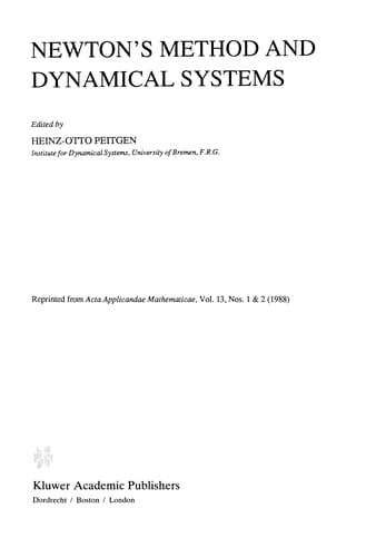 Tapa de Newton's Method and Dynamical Systems