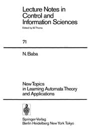 Tapa de New Topics in Learning Automata Theory and Applications