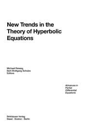 Tapa de New trends in the theory of hyperbolic equations