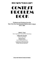 Tapa de The New York City contest problem book