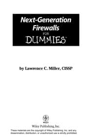 Tapa de Next-generation firewalls for dummies