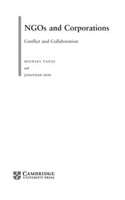 Tapa de NGOs and corporations