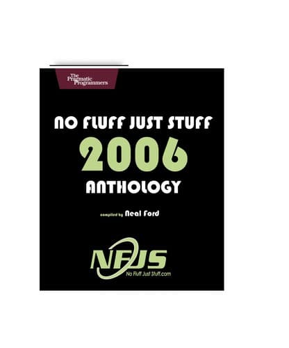 Tapa de No fluff, just stuff anthology