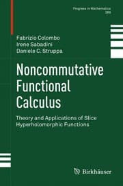 Tapa de Noncommutative Functional Calculus