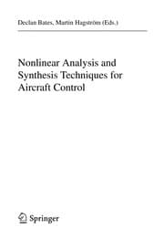 Tapa de Nonlinear analysis and synthesis techniques for aircraft control