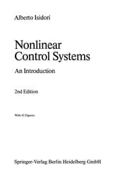 Tapa de Nonlinear Control Systems