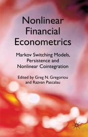 Tapa de Nonlinear financial econometrics