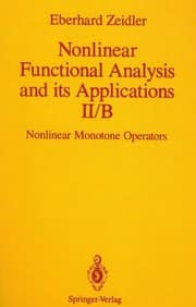 Tapa de Nonlinear functional analysis and its applications