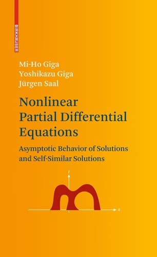 Tapa de Nonlinear partial differential equations