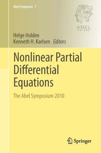 Tapa de Nonlinear Partial Differential Equations