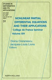 Tapa de Nonlinear Partial Differential Equations and Their Applications