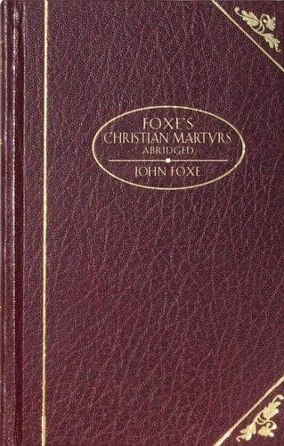 Tapa de Foxe's Christian Martyrs