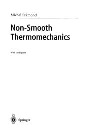 Tapa de Non-Smooth Thermomechanics