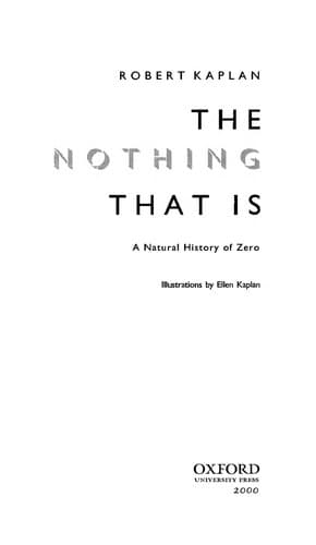 Tapa de The nothing that is