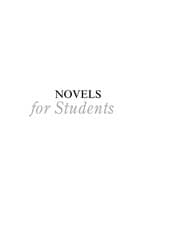 Tapa de Novels for students