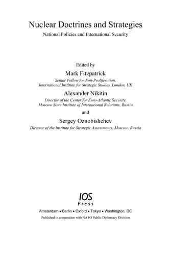 Tapa de Nuclear doctrines and strategies