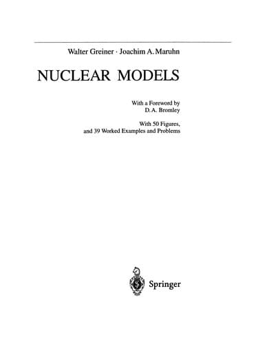 Tapa de Nuclear Models