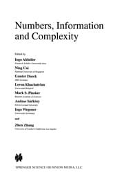 Tapa de Numbers, Information and Complexity