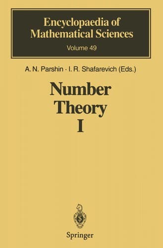 Tapa de Number Theory I