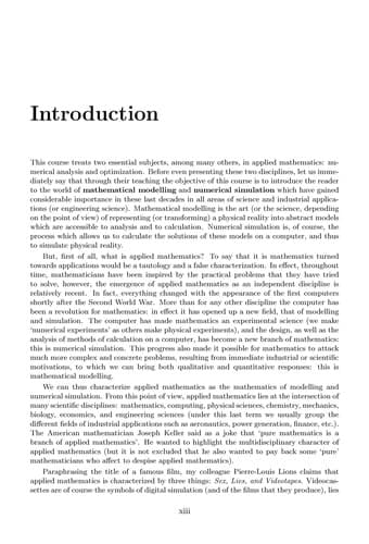 Tapa de Numerical analysis and optimization