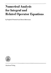 Tapa de Numerical analysis for integral and related operator equations