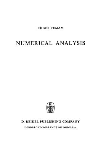 Tapa de Numerical Analysis