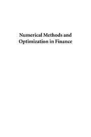 Tapa de Numerical methods and optimization in finance