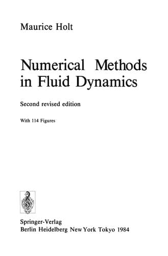 Tapa de Numerical Methods in Fluid Dynamics