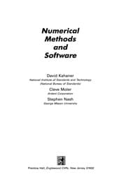 Tapa de Numerical methods and software