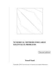 Tapa de Numerical methods for large eigenvalue problems