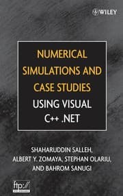 Tapa de Numerical simulations and case studies using Visual C++.Net