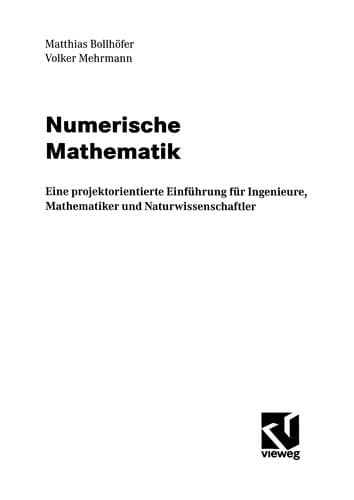 Tapa de Numerische Mathematik