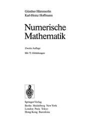 Tapa de Numerische Mathematik