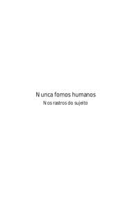 Tapa de Nunca fomos humanos