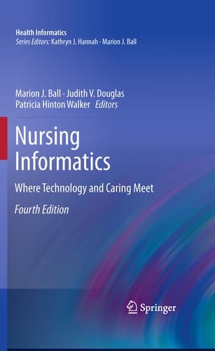 Tapa de Nursing informatics