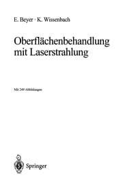 Tapa de Oberflächenbehandlung mit Laserstrahlung
