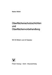 Tapa de Oberflächenschutzschichten und Oberflächenvorbehandlung