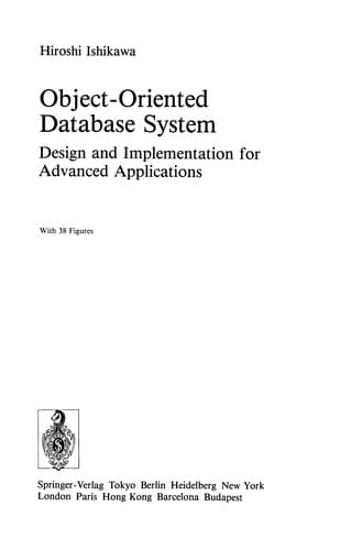 Tapa de Object-Oriented Database System
