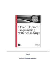 Tapa de Object-oriented programming with ActionScript