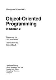 Tapa de Object-Oriented Programming