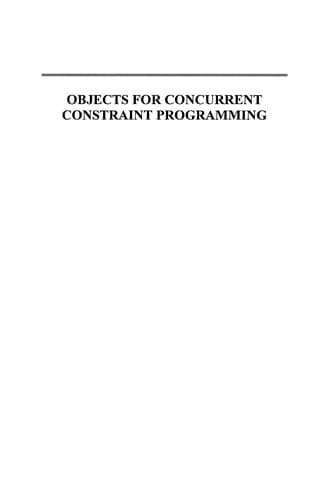 Tapa de Objects for Concurrent Constraint Programming