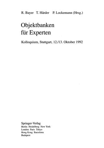 Tapa de Objektbanken für Experten