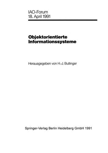 Tapa de Objektorientierte Informationssysteme