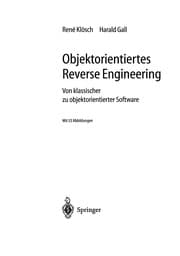 Tapa de Objektorientiertes Reverse Engineering