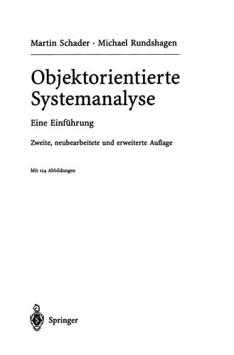 Tapa de Objektorientierte Systemanalyse