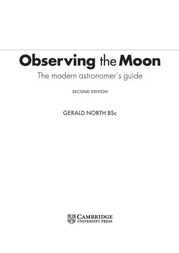 Tapa de Observing the moon