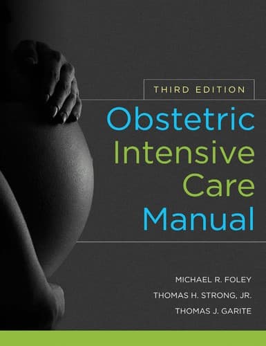Tapa de Obstetric intensive care manual