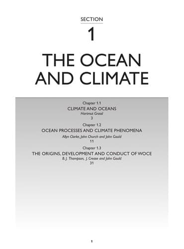 Tapa de Ocean circulation and climate