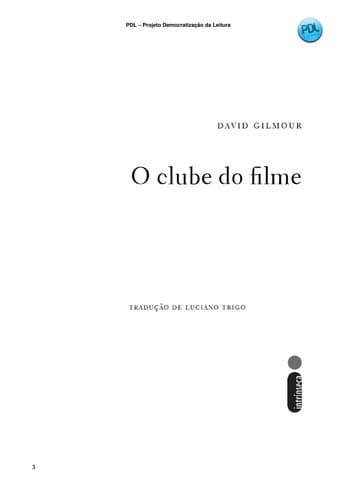 Tapa de O clube do filme