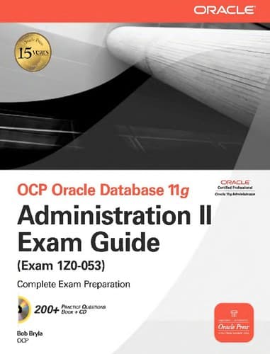 Tapa de OCP Oracle database 11g